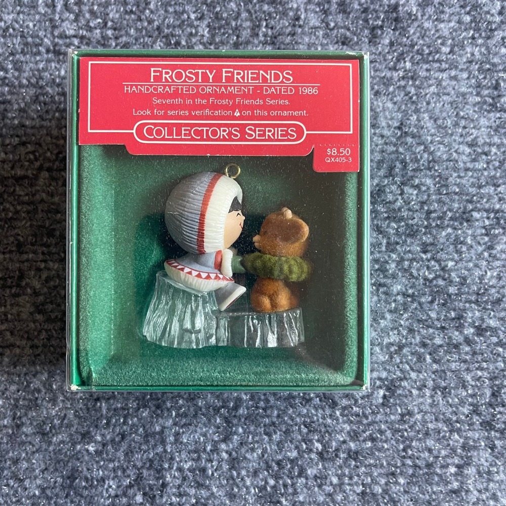 1986 Hallmark Keepsake Frosty Friends Ornament 7th in Series QX405-3 Boxed